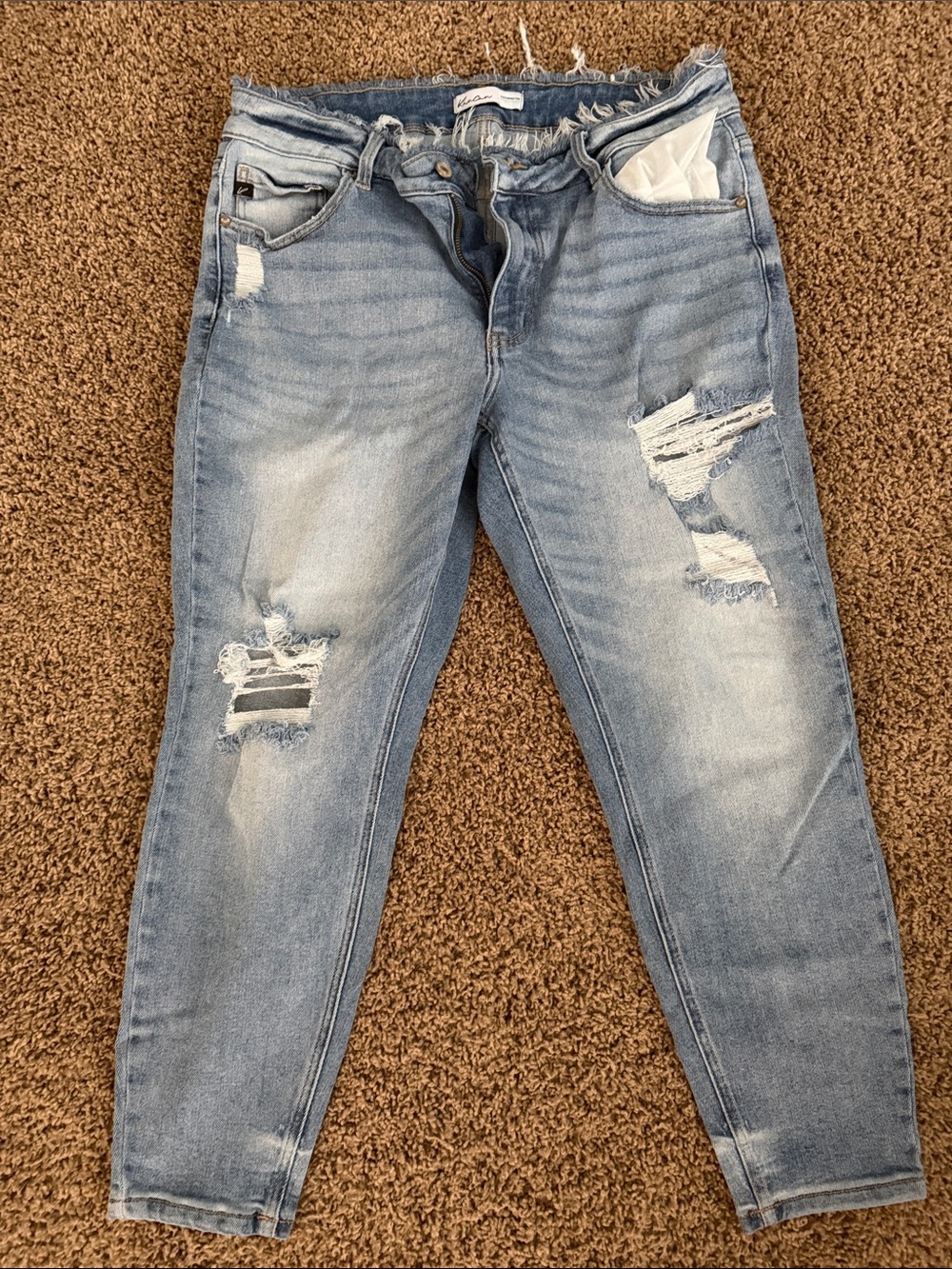 KanCan Light Blue Distressed Skinny Jeans
